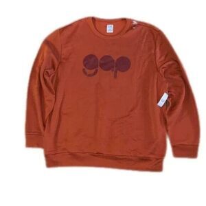 Gap sweatshirt womens Casual Long Sleeve Crew Neck Pullover Sweatshirt Size 2XL